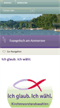 Mobile Screenshot of evangelisch-am-ammersee.de