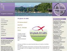 Tablet Screenshot of evangelisch-am-ammersee.de